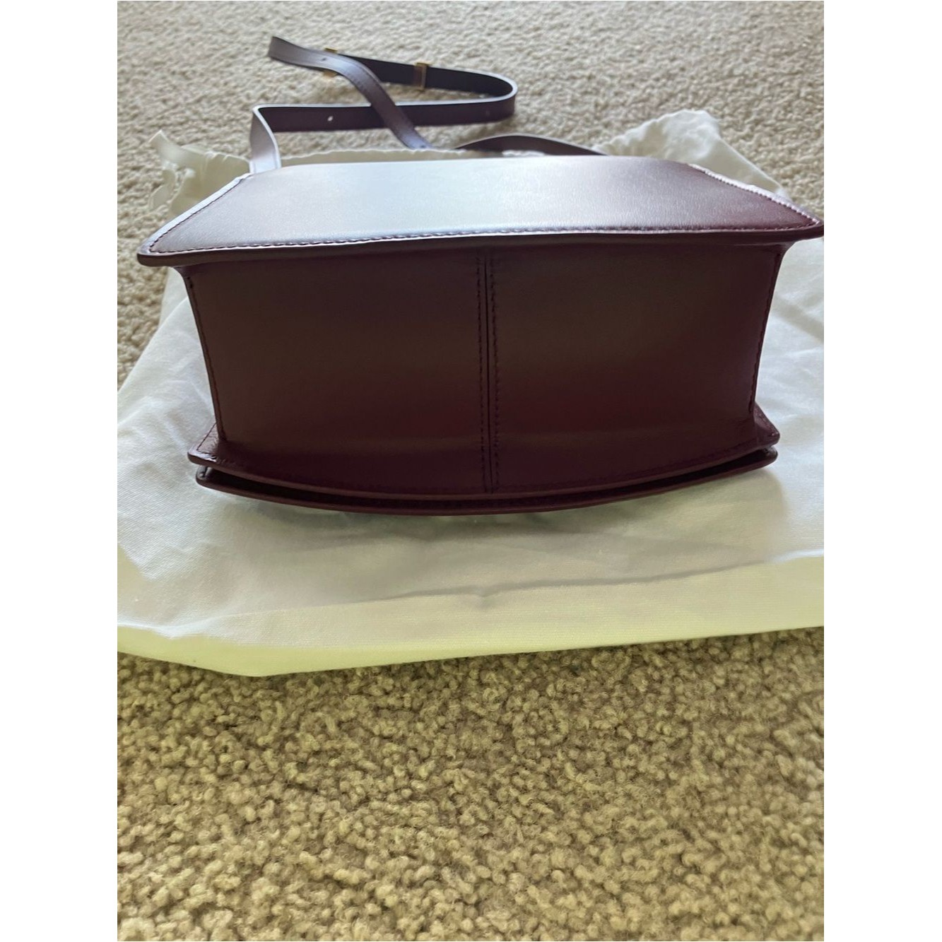 Nwot Cafune Small Pendulum Bag In Wine/Burgundy — image 5 of 8
